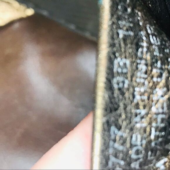 Clarks Bronze Metallic Slip On wedge sandals - Picture 7 of 7